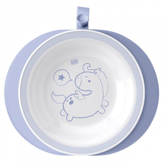 wärmebrett Pferd eisblau 24,5 cm