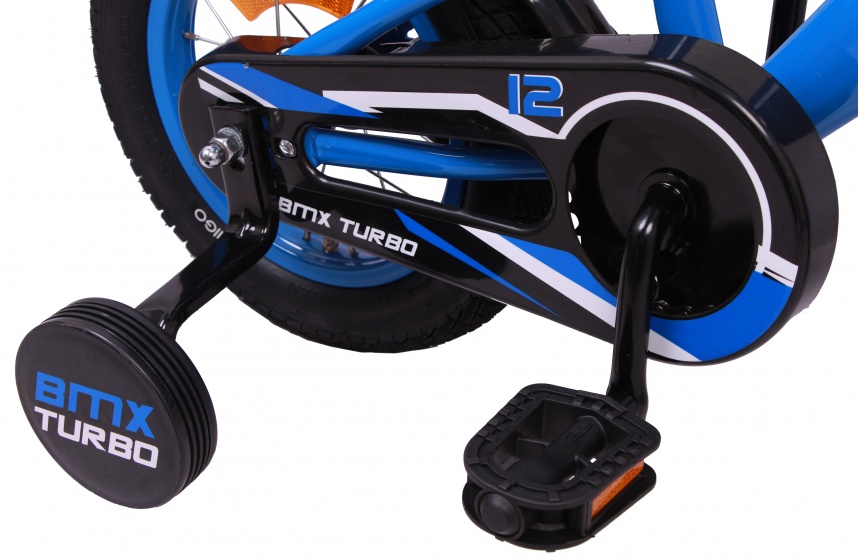 BMX Turbo 12 Zoll 19 cm Jungen Rücktrittbremse Blau