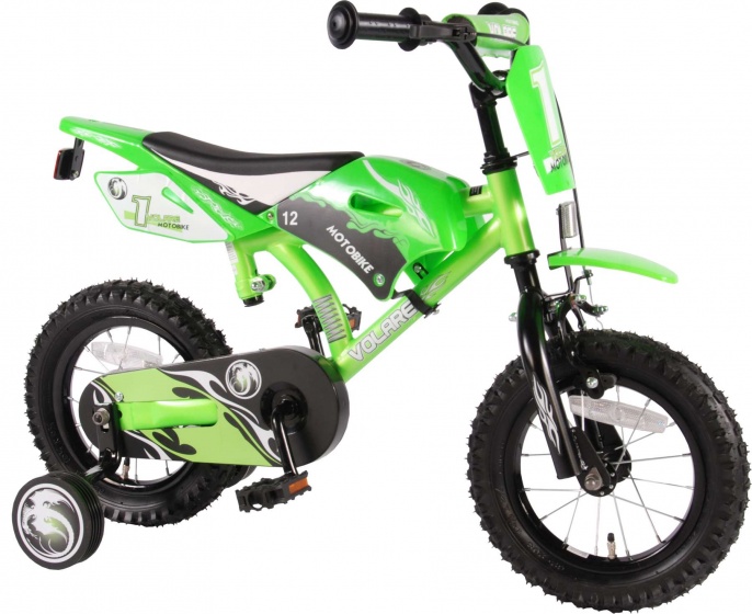 Motobike 12 Zoll 21,5 cm Jungen Rücktrittbremse Grün