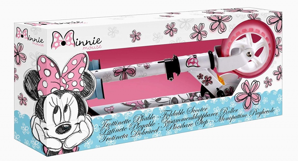 Minnie Mouse kinderstep Mädchen Fußbremse Weiß
