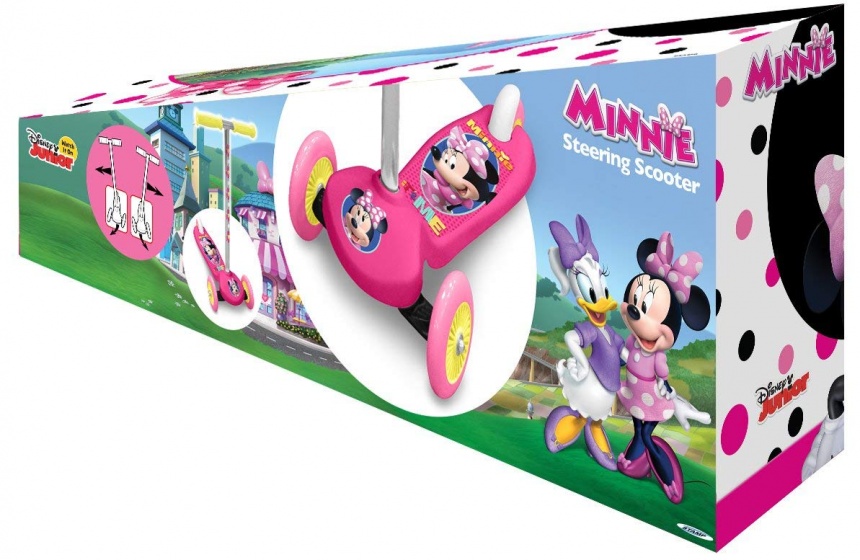 Minnie Mouse 3-wiel kinderstep Mädchen Fußbremse Rosa/Silber