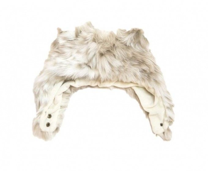 baby-/Kleinkindmütze Snow Leopard Junior creme Größe M