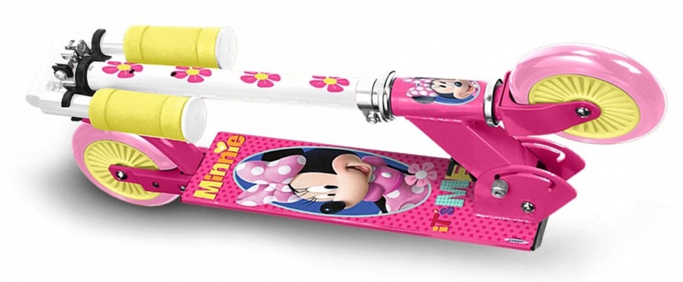 Kinderstep Minnie Mouse Mädchen Fußbremse Rosa/Weiß