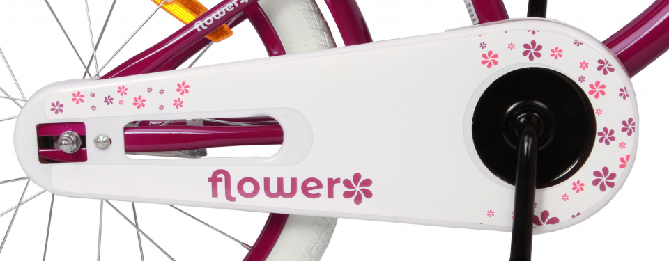 Flower 18 Zoll 30 cm Mädchen Rücktrittbremse Violett
